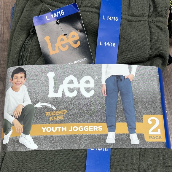 Lee Kids Joggers 2-Pack - Green and Blue - Picture 5 of 9